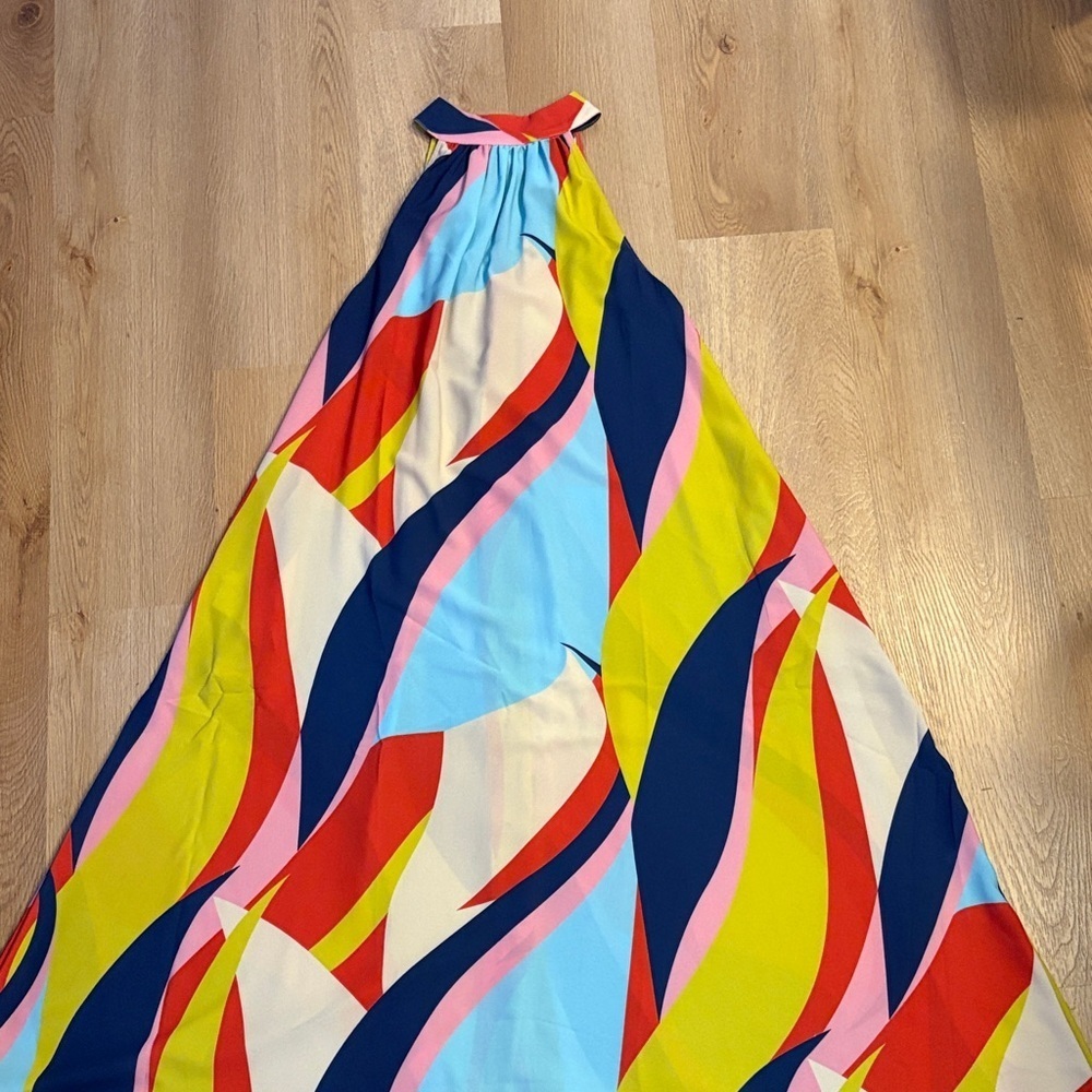 Vibrant Multicolor Maxi Dress